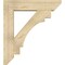 Ekena Millwork Merced Slat Rough Sawn Bracket w/ Offset Brace, Douglas Fir, 8"W x 34"D x 38"H BKT0806X34X38MRC06RDF - alternate 3